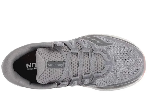 Saucony Freedom ISO 2 Running Shoes - Women's 6 Grey - Peach