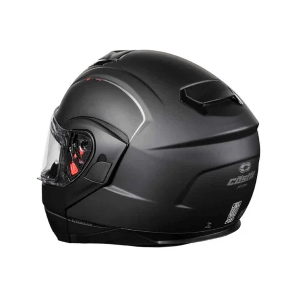 Castle x Atom SV Electric Modular Snowmobile Helmet (2XL, Matte Black)