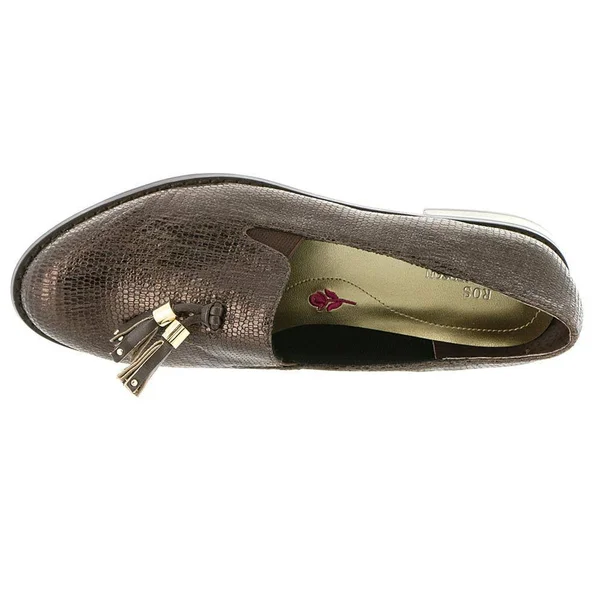 Ros Hommerson Women's Dixie Tassel Loafer, Brown Leather