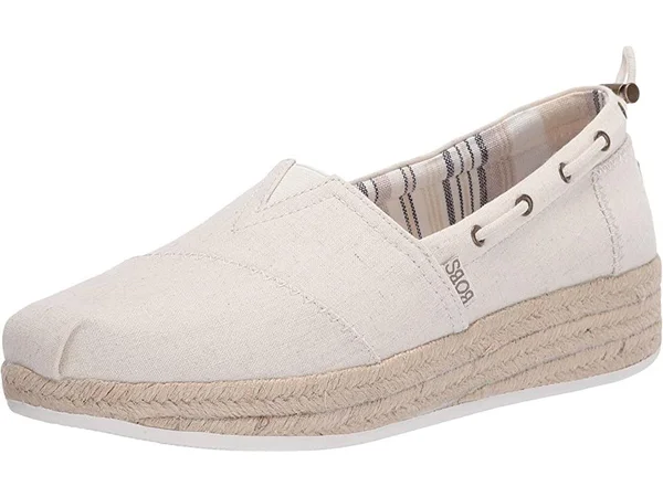 Skechers Women's Bobs Highlights 2.0 Yacht Master Espadrille, Natural
