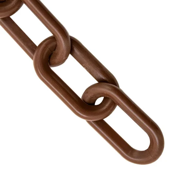 Mr. Chain Plastic Chain, 1x22 Link, 500&L, HDPE, Brown