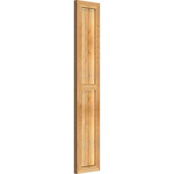 10 3/4x22W x 55x22H TimberCraft Two 5 3/8x22 Boards Framed Board-n-Batten Shutters, Rough Sawn Western Red Cedar (Per Pair)