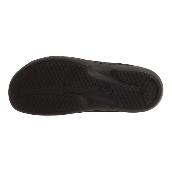 Finn Comfort Women's Gomera Black/Plisseelight 43