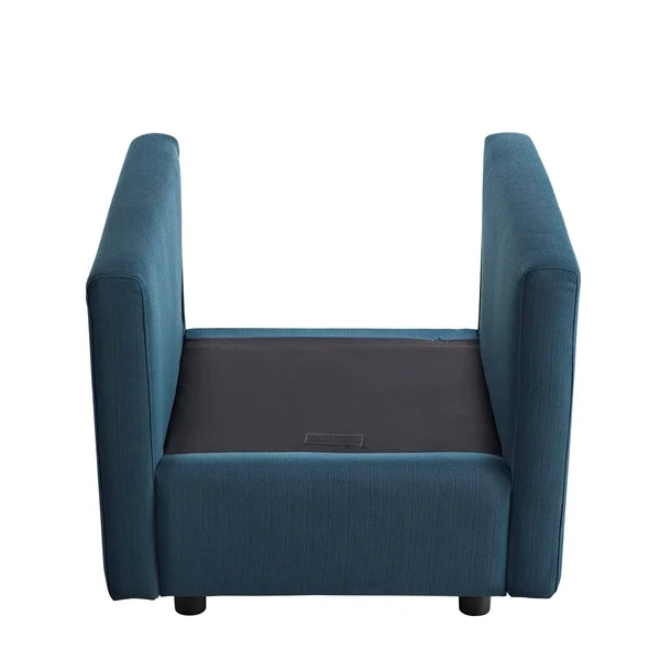 Modway Activate Upholstered Fabric Armchair - Light Gray