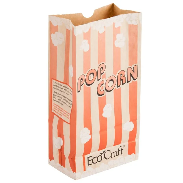 EcoCraft 300611 Theater Popcorn Bag 46oz Red Stripe - Case of 1000 - Bulk