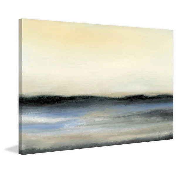Marmont Hill MH-WAG-902-C-36 24 inch x 36 inch Ocean Tide V Frameless Giclee Painting on Canvas, Yellow