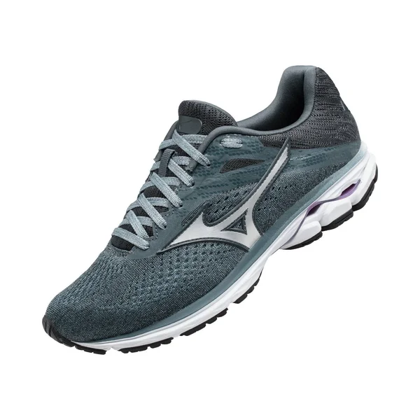 Women's Mizuno Wave Rider 23 - 8.5, Citadel/Glacier Gray