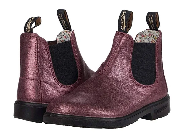 Blundstone Rose Pink Leather Chelsea Boots Kids& Style 2090 - Size 8 (US)