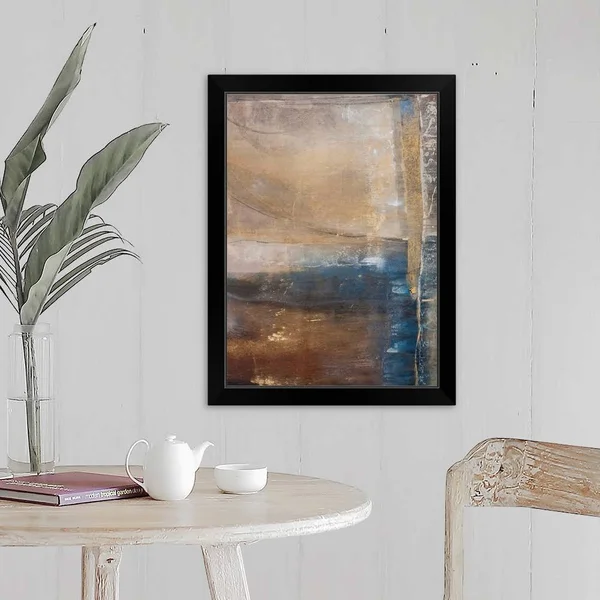 Kinetic Stone I, Black Framed Wall Art, 18x24, Great Big Canvas