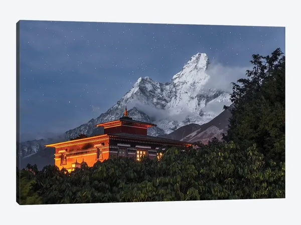 Karsten Wrobel Canvas Wall Decor Prints - As Night Falls ( scenic & landscapes > Nature > Mountains > Snowy Moun