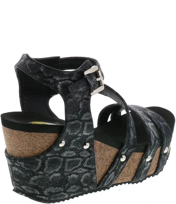 Volatile Womens Euphoria Open Toe Casual Platform Sandals