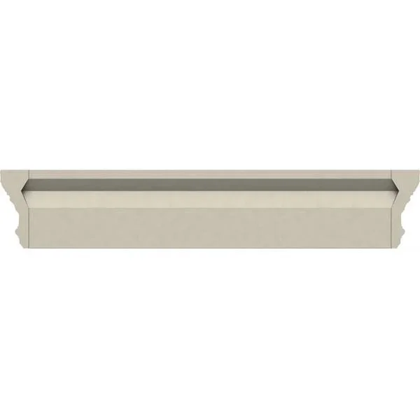 134 inch Bottom Width x 137 1/4 inch Top Width x 5 1/2 inchh x 1/2 inchp Seville Crosshead