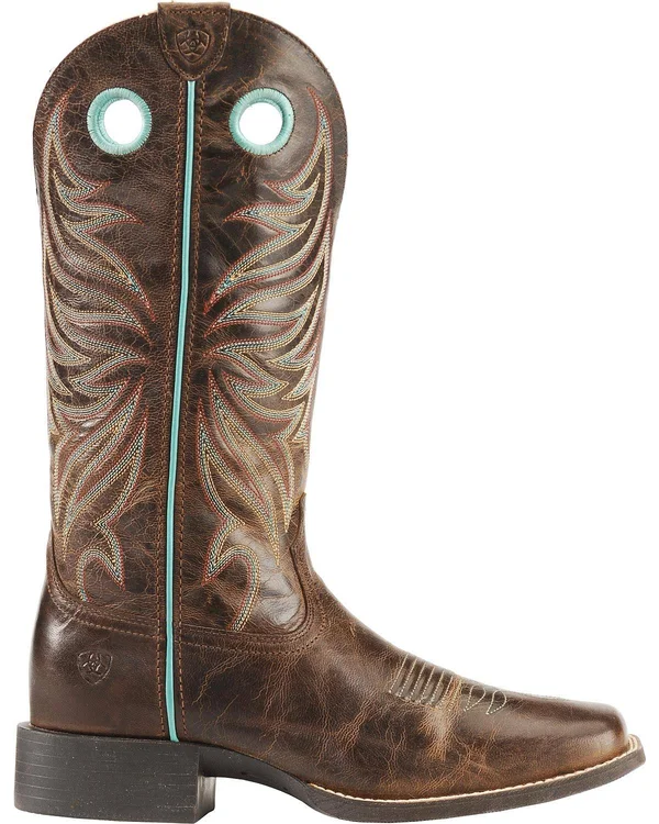 Ariat Women's Round Up Ryder Western Boots - Brown