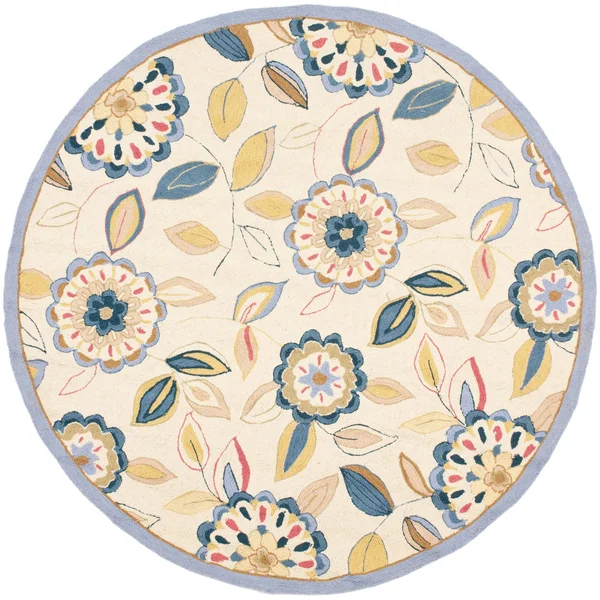 Safavieh Chelsea HK179A 2&6x22 x 8&0x22 Runner Ivory - Blue Area Rug