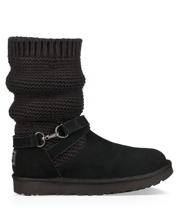 Ugg Purl Strap Boot 5 Women's Black