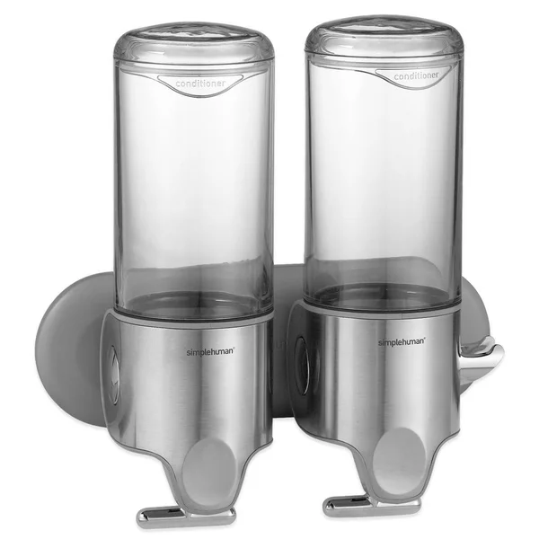 simplehuman Wall Mount Pumps Shampoo & Soap Dispenser