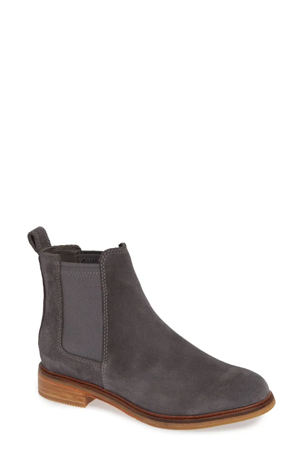 Women's Clarks Clarkdale Arlo Boot, Size 5.5 M - Grey