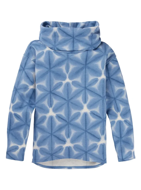 Burton Women's Ellmore Pullover - Vanilla Heather Dailola Shibori, Xxs