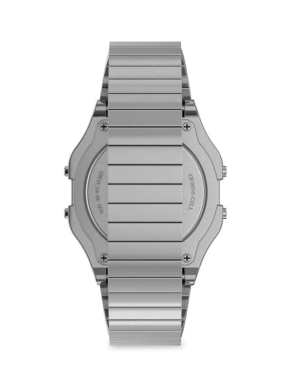 Timex T80 34mm Stainless Steel Expansion Band Watch