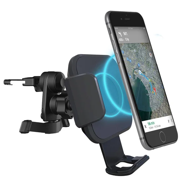 Cygnett CY2683WLCCH Race 10W Wireless Vent Car Charger + QC 3.0 Car Charger