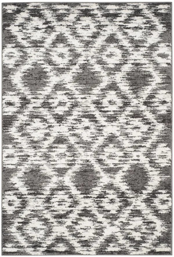 Safavieh Charcoal/Ivory Adirondack 10 ft x 14 ft Area Rug