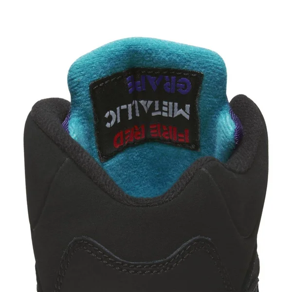 Little Kids& Air Jordan Retro 5 Basketball Shoes - 12.0, Black