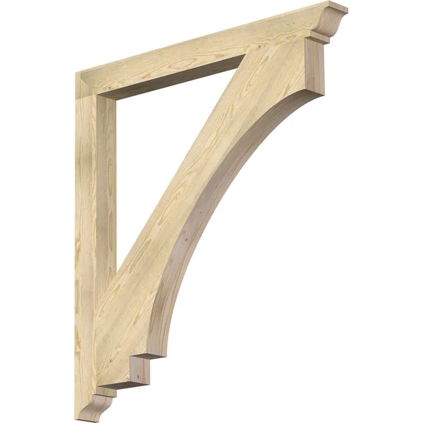 4x22W x 44x22D x 48x22H Imperial Traditional Rough Sawn BRACKET - Douglas Fir