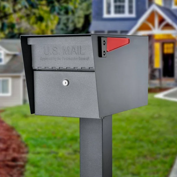 Mail Boss 7505 Mail Manager Locking Security Mailbox - Granite