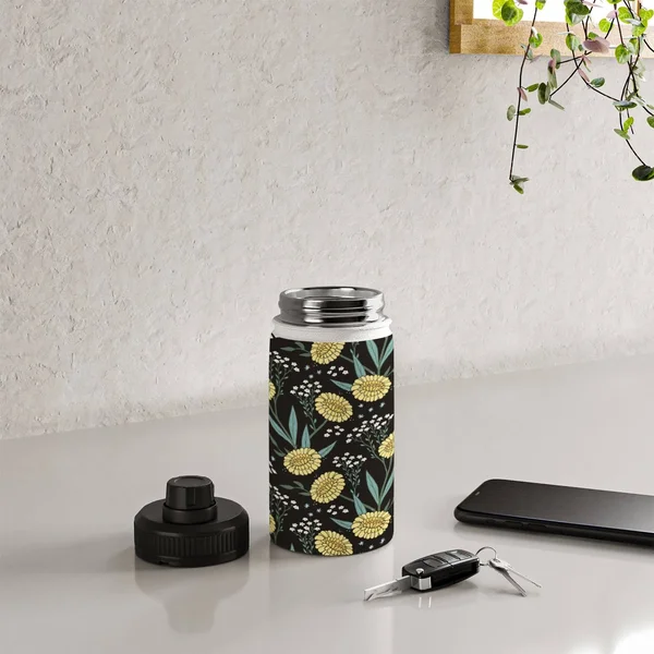 Avenie Dandylion 12 oz Water Bottle with Sport Lid - Society6