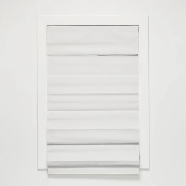 Allen + Roth 60-in x 72-in Snow Blackout Cordless Roman Shade Cotton in White - RBOWT600720