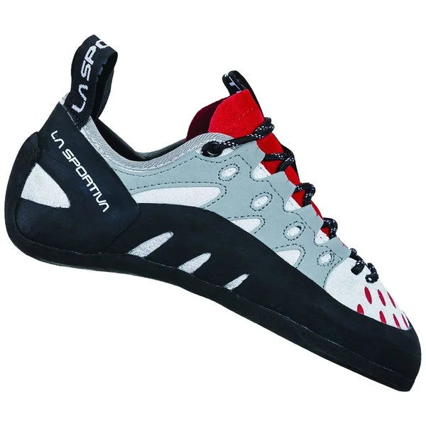 La Sportiva Tarantulace Climbing Shoe - Women's Grey/Hibiscus - 38