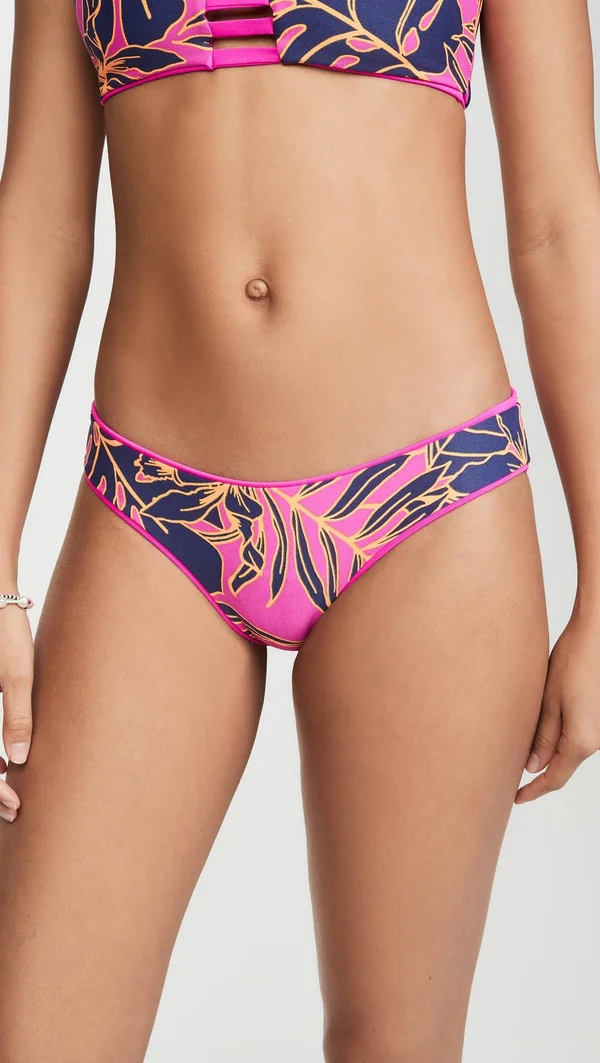 Maaji Sublime Signature Cut Reversible Bikini Bottom - Women's Hibiscus Pink - XL