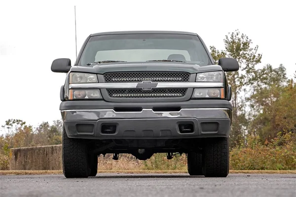 Rough Country Chevy 30 inch LED Hidden Grille Kit Chrome Series 03-06 Silverado 1500/2500 70704