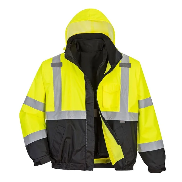 Portwest Hi-Vis Premium 3-in-1 Bomber SM, Orange/Black