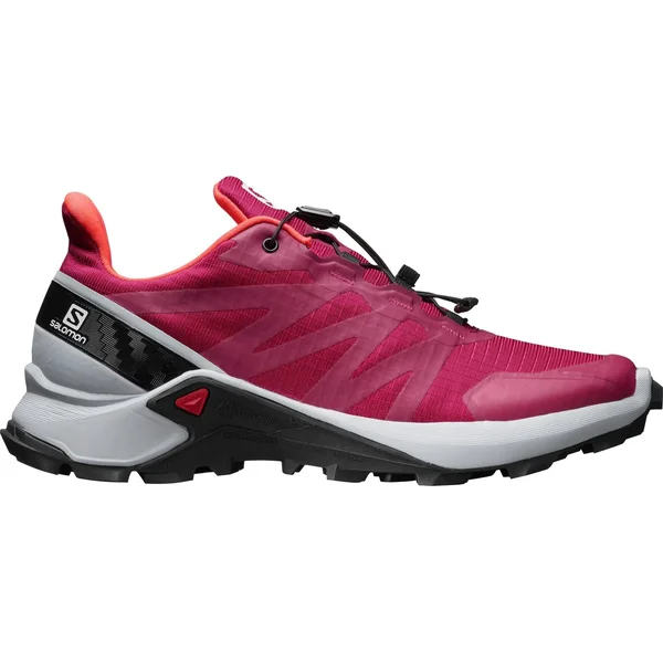 Salomon Women's Supercross Trail Shoes India Ink, White, Black 7.5