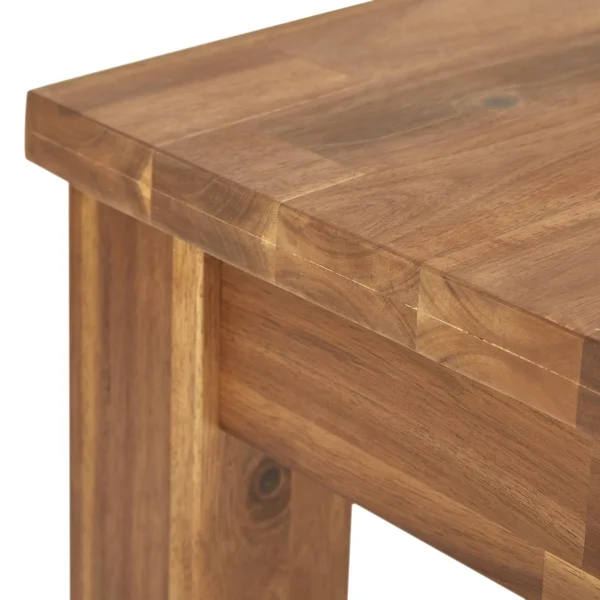 New Pacific Direct Tiburon Square Dining Table, Amber