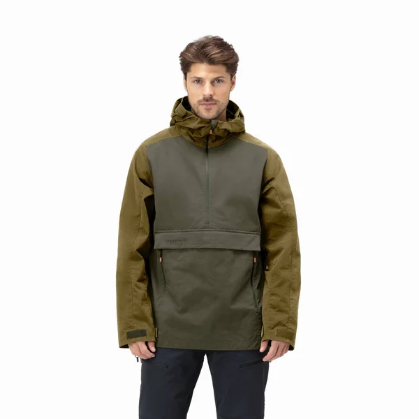 Norrona Svalbard Cotton Anorak Men's, Olive Drab, XL