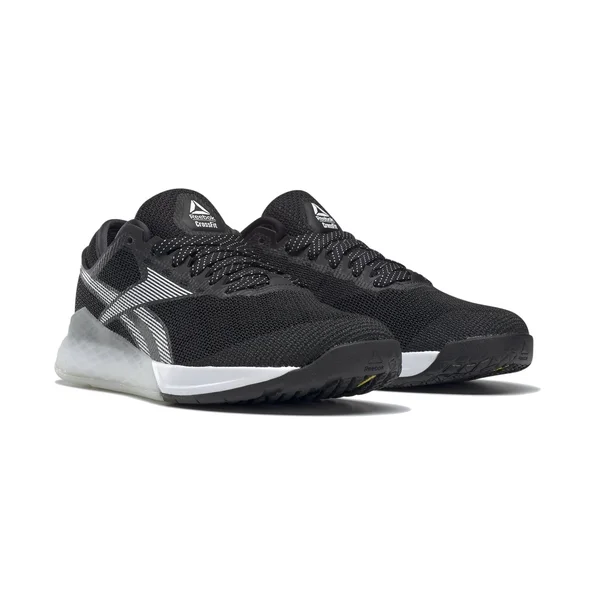 Reebok Nano 9 Black/White/Silver - Women's, Size: 11