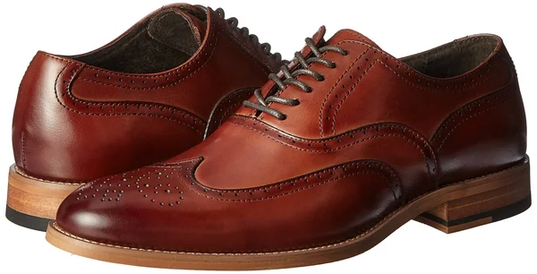 Stacy Adams Men's Dunbar Wingtip Oxford - Cognac