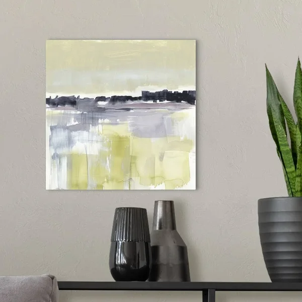 Violet and Olive Field I - Canvas Wall Art, 16x16, Great Big Canvas