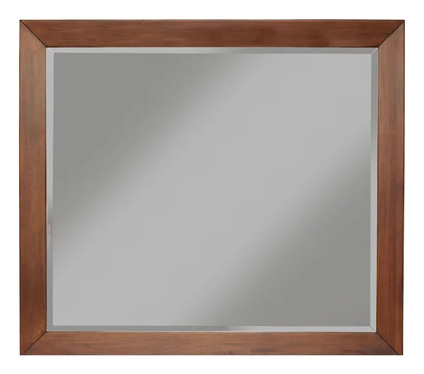 Alpine Furniture Flynn Acorn White Mirror