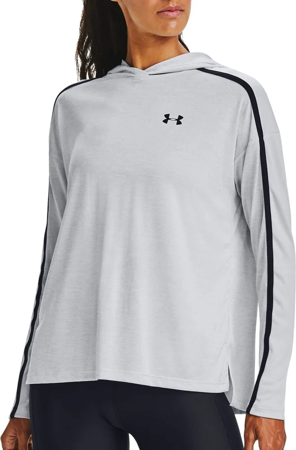 Under Armour Women's Tech Twist Graphic Hoodie Grey Xs