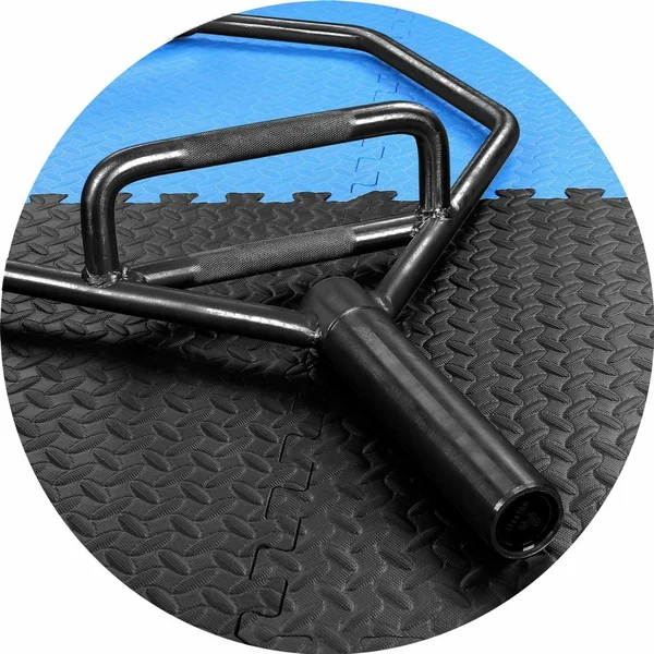 Everyday Essentials Olympic 2-Inch Hex Weight Lifting Trap Bar, 1000-Pound Capacity