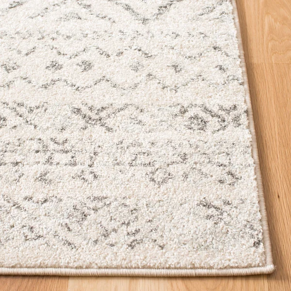 Safavieh 9& x 12& Tulum Tulum 267 Ivory, Navy Rug