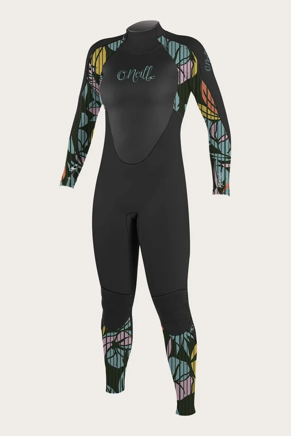 O&Neill Epic 4/3mm Back Zip Full Wetsuit Black, 4