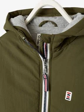 Hooded Jacket for Boys Green