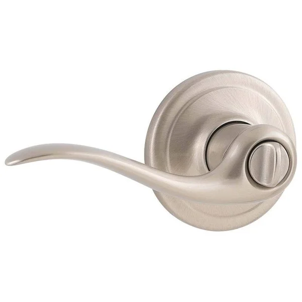 Kwikset 740TNL Signature Series Tustin Keyed Entry Door Leverset - Polished Brass