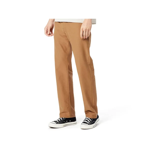 Men's Dockers Straight-Fit Smart 360 Knit Comfort Knit Jean-Cut Pants, Size: 33X32, Brown