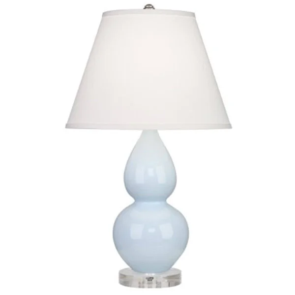 Robert Abbey Small Double Gourd Table Lamp - Peacock