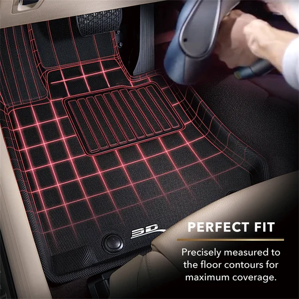 3D MAXpider L1JP00321509 Jeep Wrangler Unlimited 2007-2013 Kagu Black R2 Floor Mat